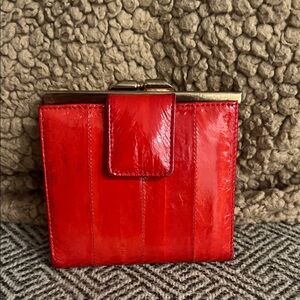 Vintage eel skin wallet